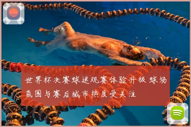 世界杯决赛球迷观赛体验升级 球场氛围与赛后城市热度受关注